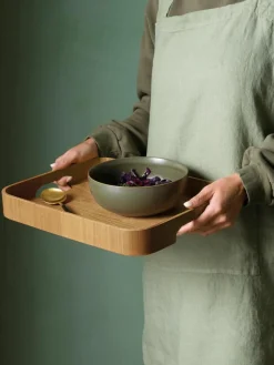 Weidenholz-Serviertablett Wood