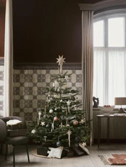 Weihnachtsbaumspitze Vela aus Baumwolle