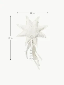 Weihnachtsbaumspitze Vela aus Baumwolle