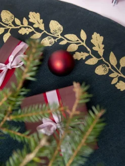 Weihnachtsbaumteppich Oak aus Baumwolle