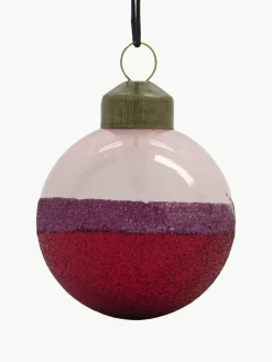 Weihnachtskugeln Stripe, 4 Stück