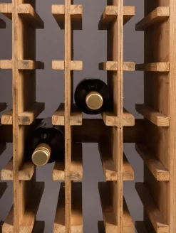 Weinregal Claude aus Eichenholz