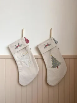 Wendbarer Weihnachtsstrumpf Angel aus Bio-Baumwolle