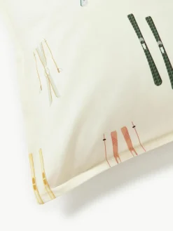 Winterlicher Baumwollperkal-Kopfkissenbezug Aspen