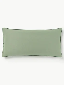 Winterlicher Flanell-Kopfkissenbezug Isabelle mit Kederumrandung