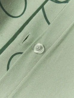 Winterlicher Flanell-Kopfkissenbezug Isabelle mit Kederumrandung