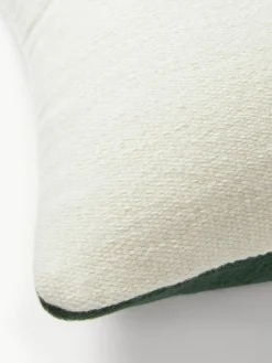 Woll-Kissenhülle Aylin mit abstrakter Verzierung