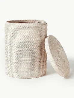 Wäschekörbe Lurdes mit Deckel, 2er-Set