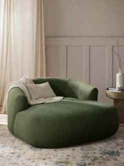 XL Bouclé-Loungesessel Sofia