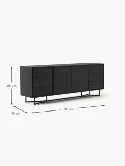 XL-Sideboard Luca aus Mangoholz