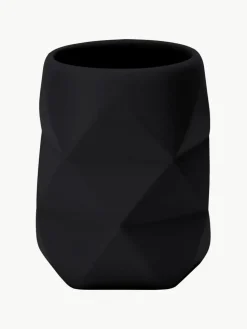 Zahnputzbecher Crackle aus bruchfestem Polyresin